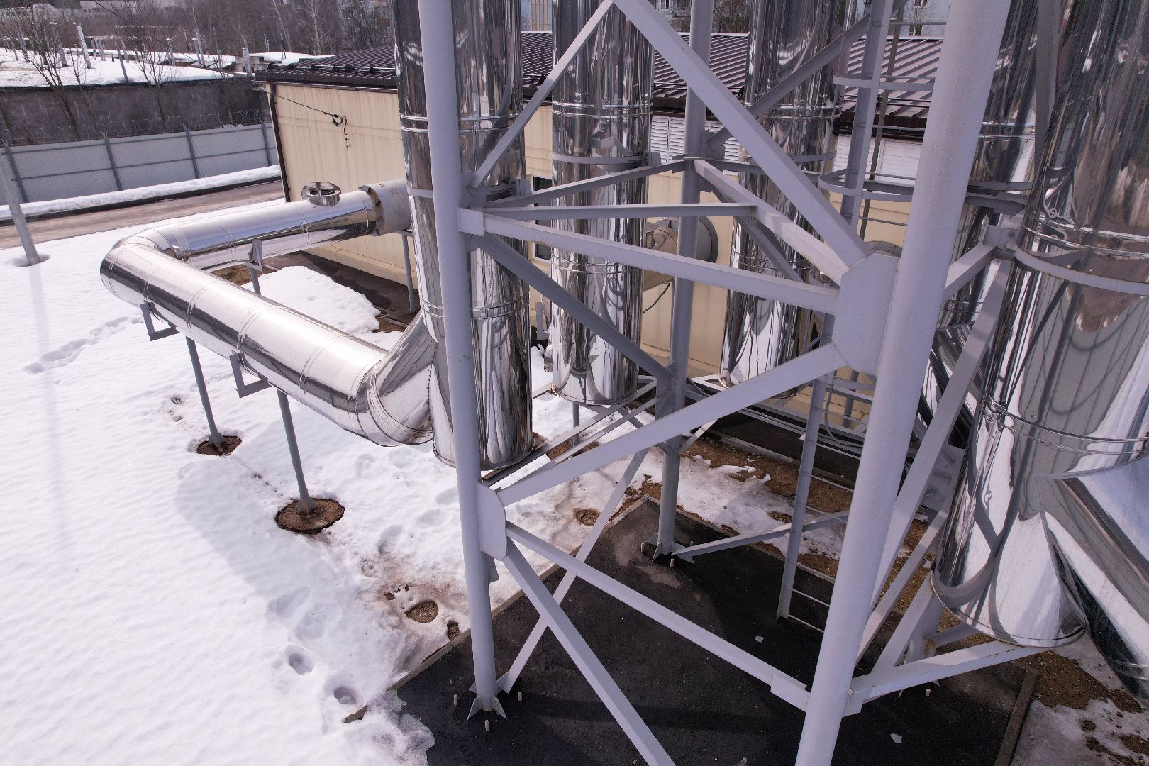 видео с коптера, котельная, жкх,