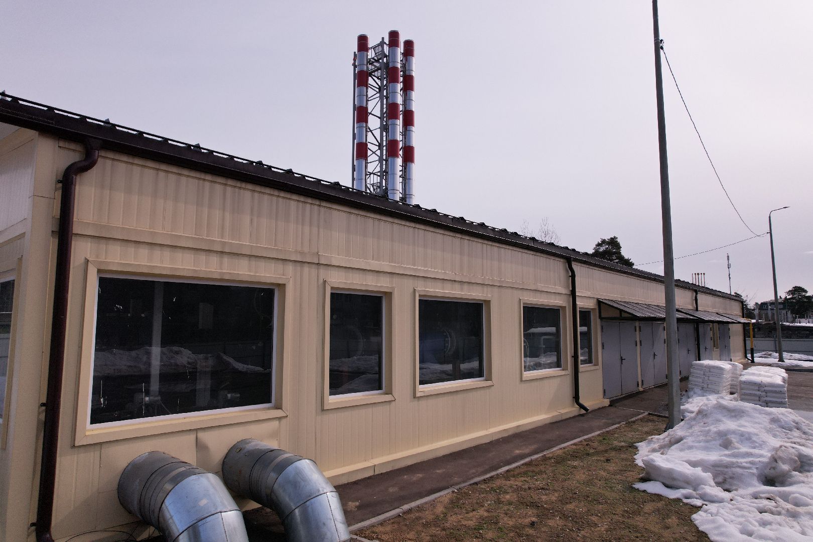 видео с коптера, котельная, жкх,