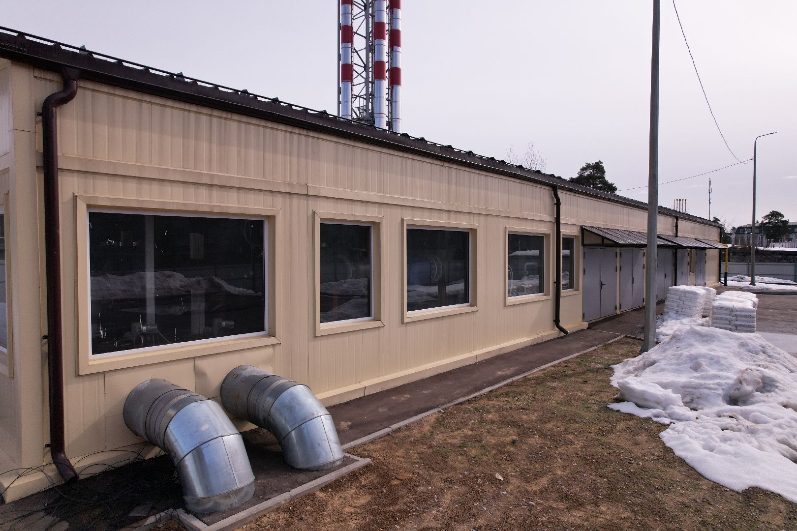 видео с коптера, котельная, жкх,