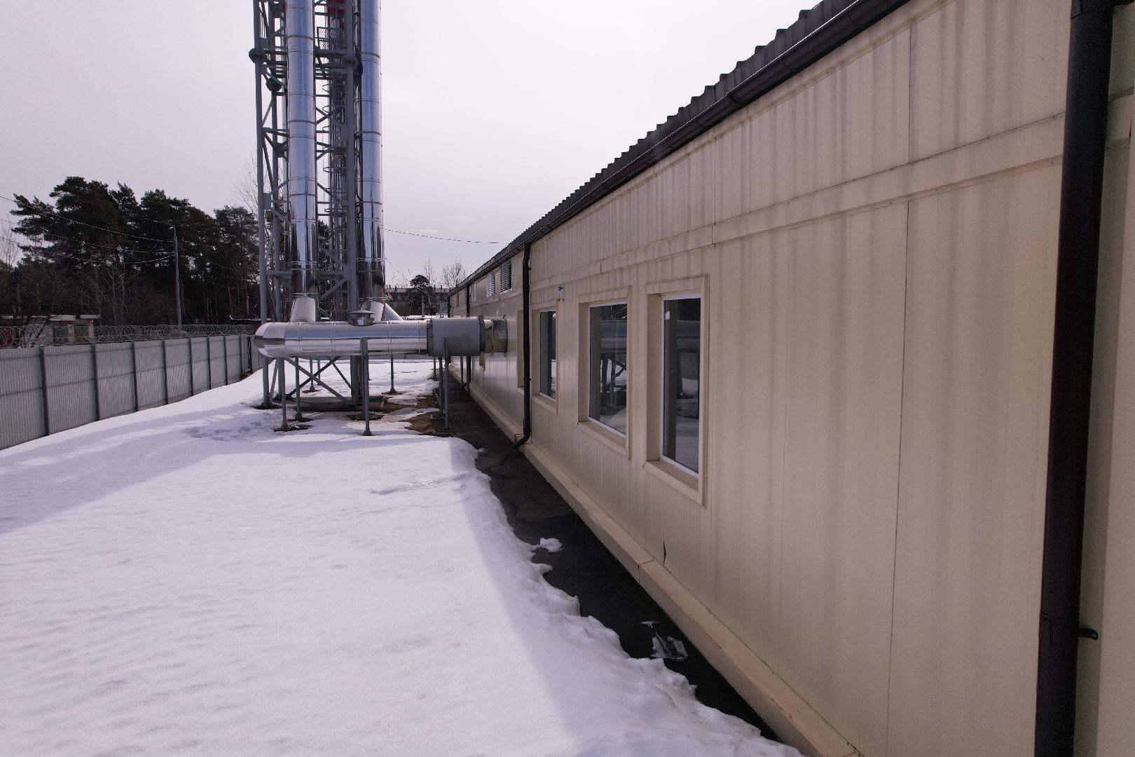 видео с коптера, котельная, жкх,