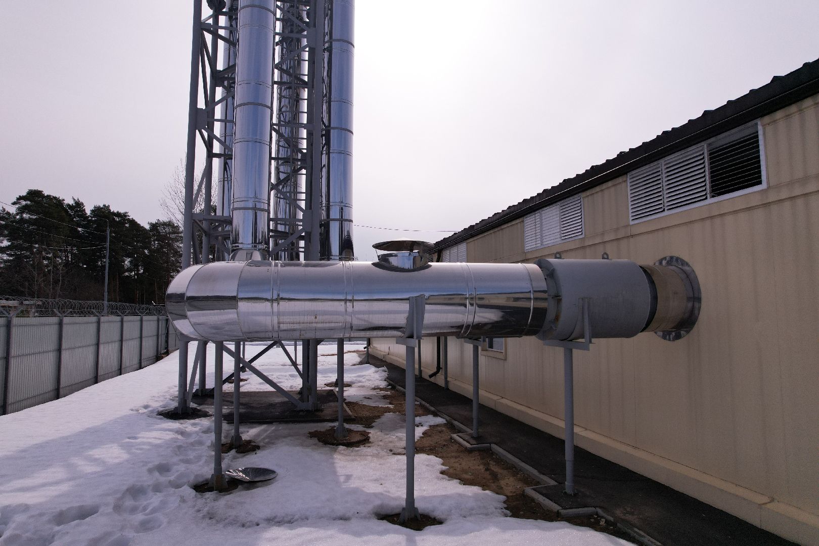 видео с коптера, котельная, жкх,