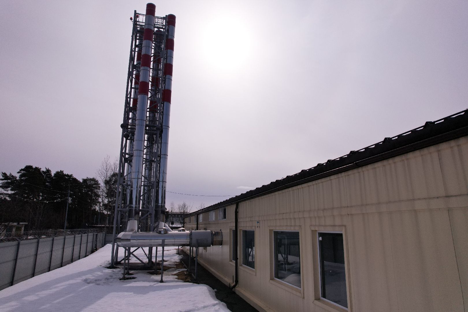 видео с коптера, котельная, жкх,