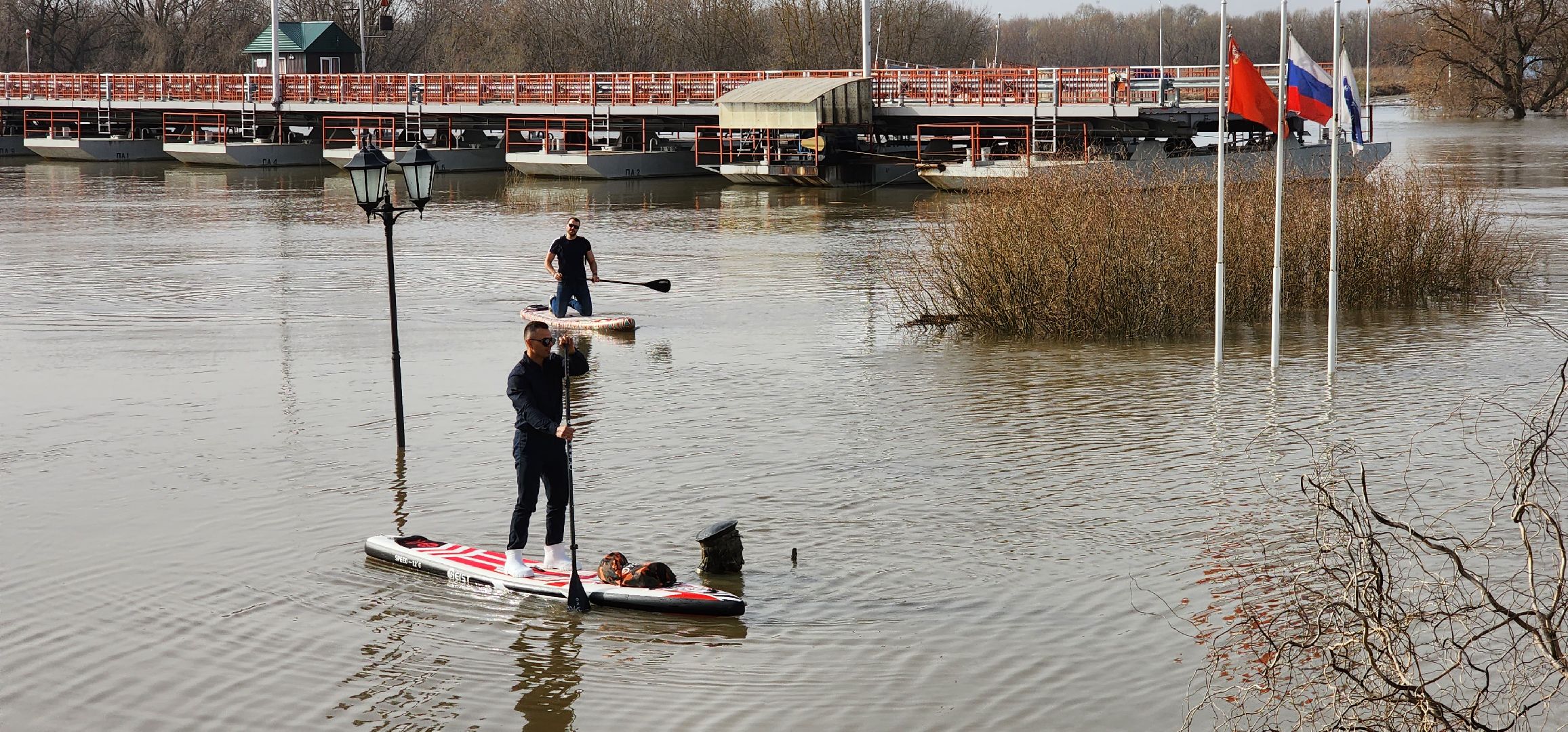 Коломна, паводок, разлив реки,