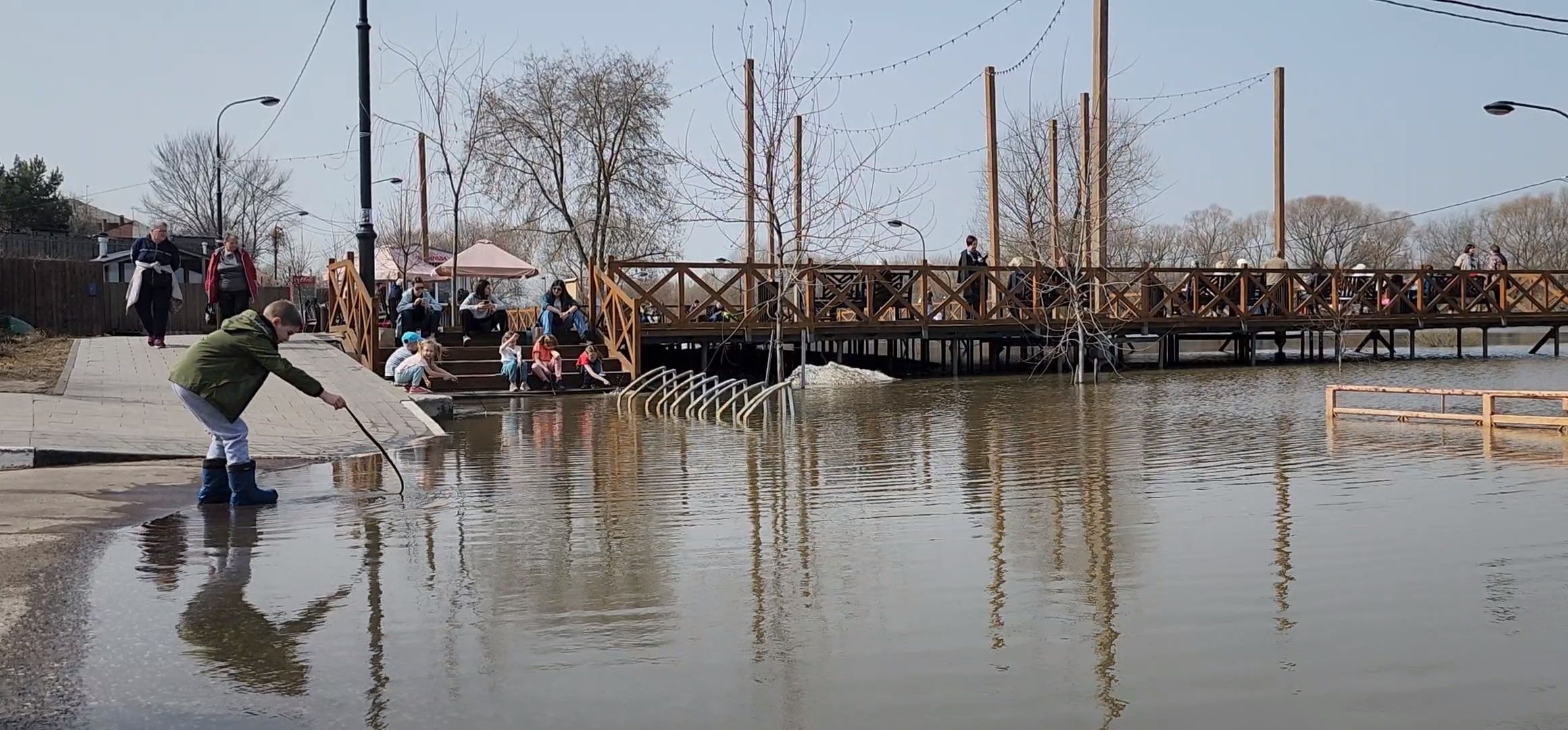 Коломна, паводок, разлив реки,