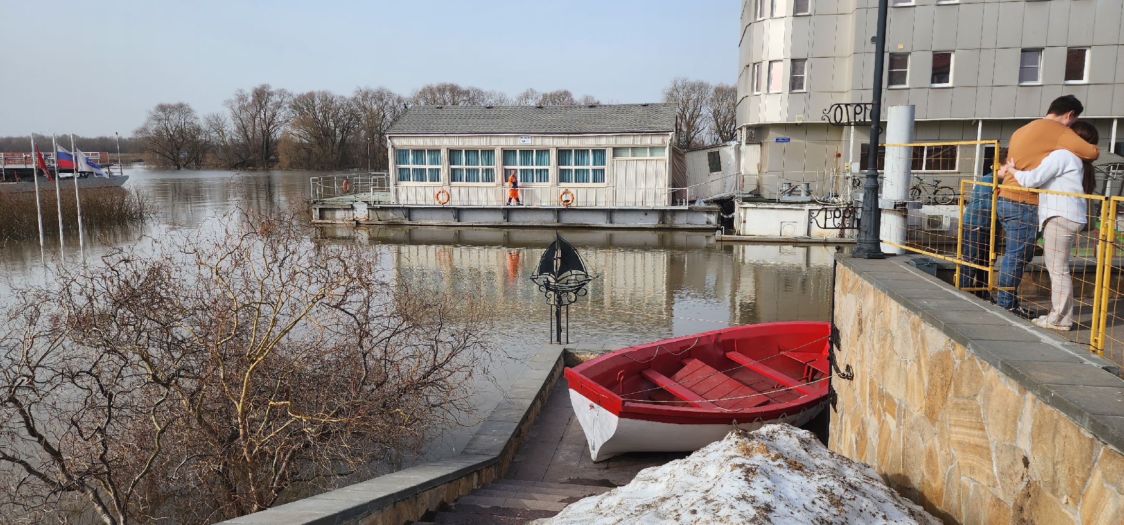 Коломна, паводок, разлив реки,