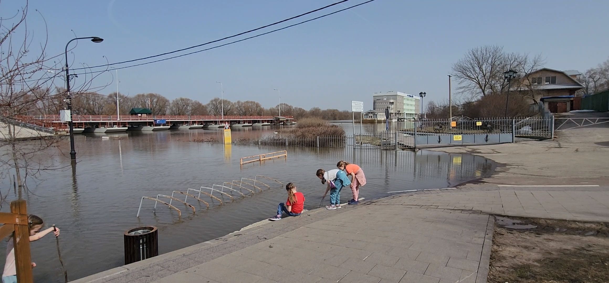 Коломна, паводок, разлив реки,
