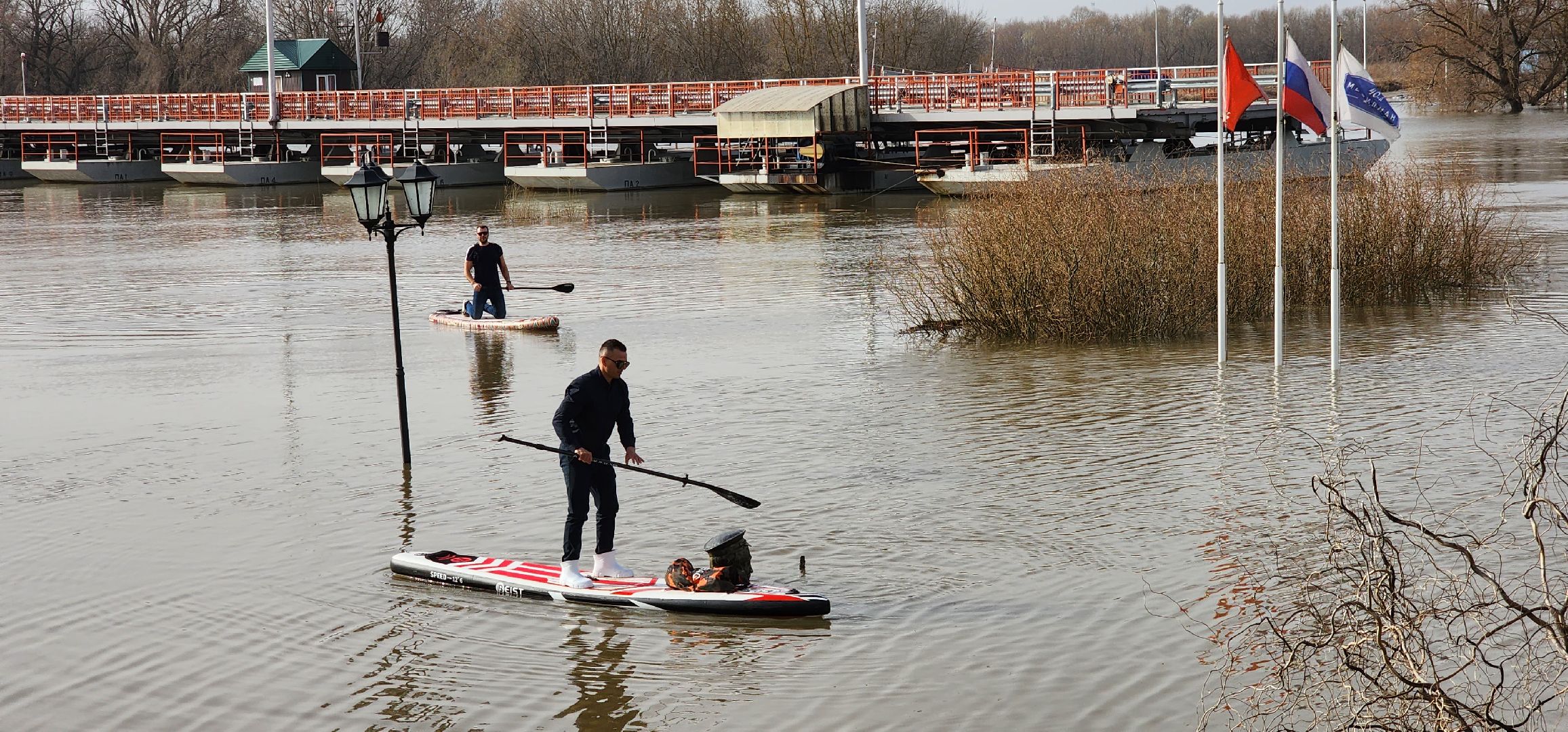 Коломна, паводок, разлив реки,