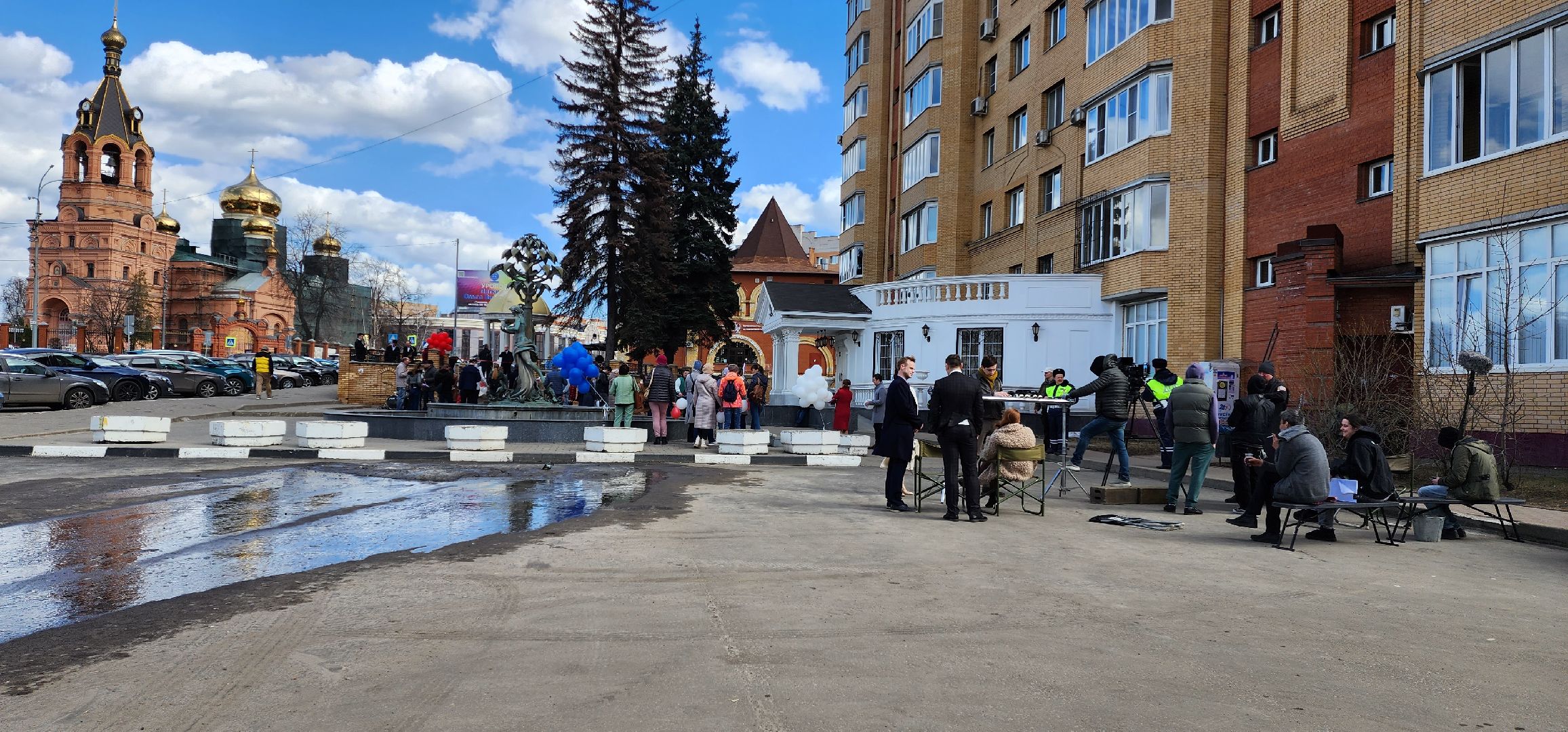 раменское, эксклюзив, съемки телесериала в городе Раменское,