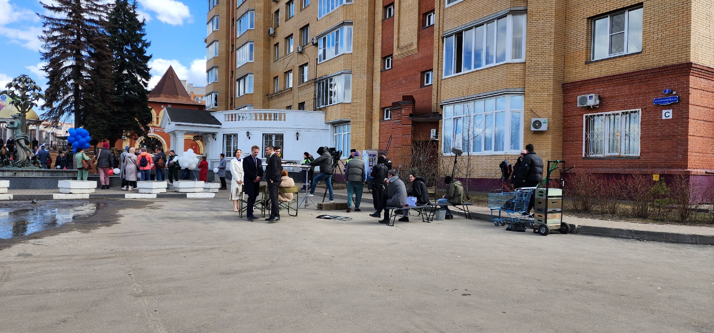 раменское, эксклюзив, съемки телесериала в городе Раменское,