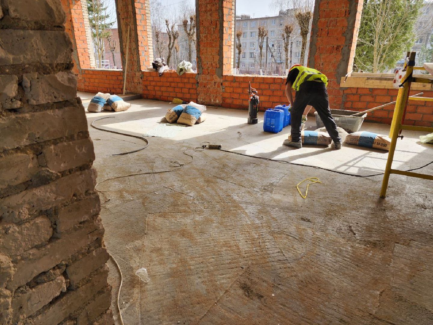 Солнечногорск, ремонт школы, подрядчик, Рабочие, Школа,