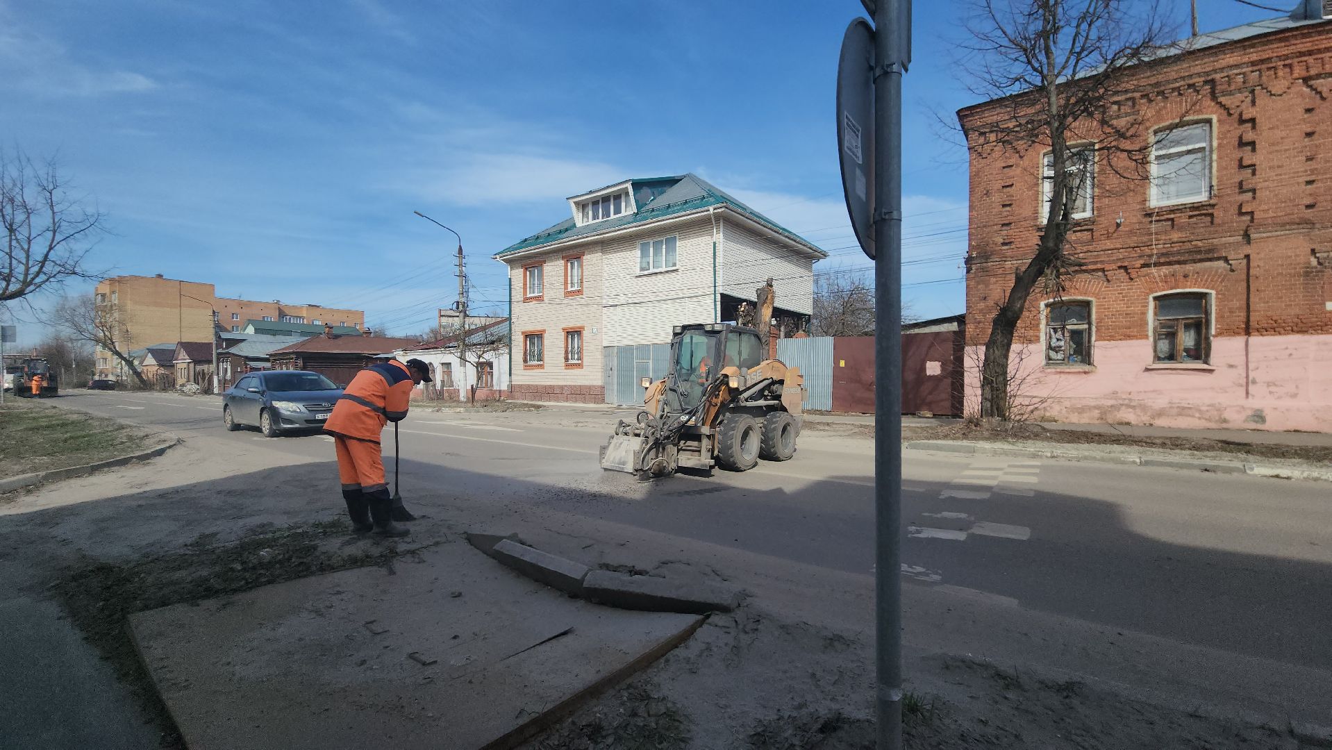 егорьевск, улица Октябрьская, улица Александра Невского, ямочный ремонт, дороги автодор,
