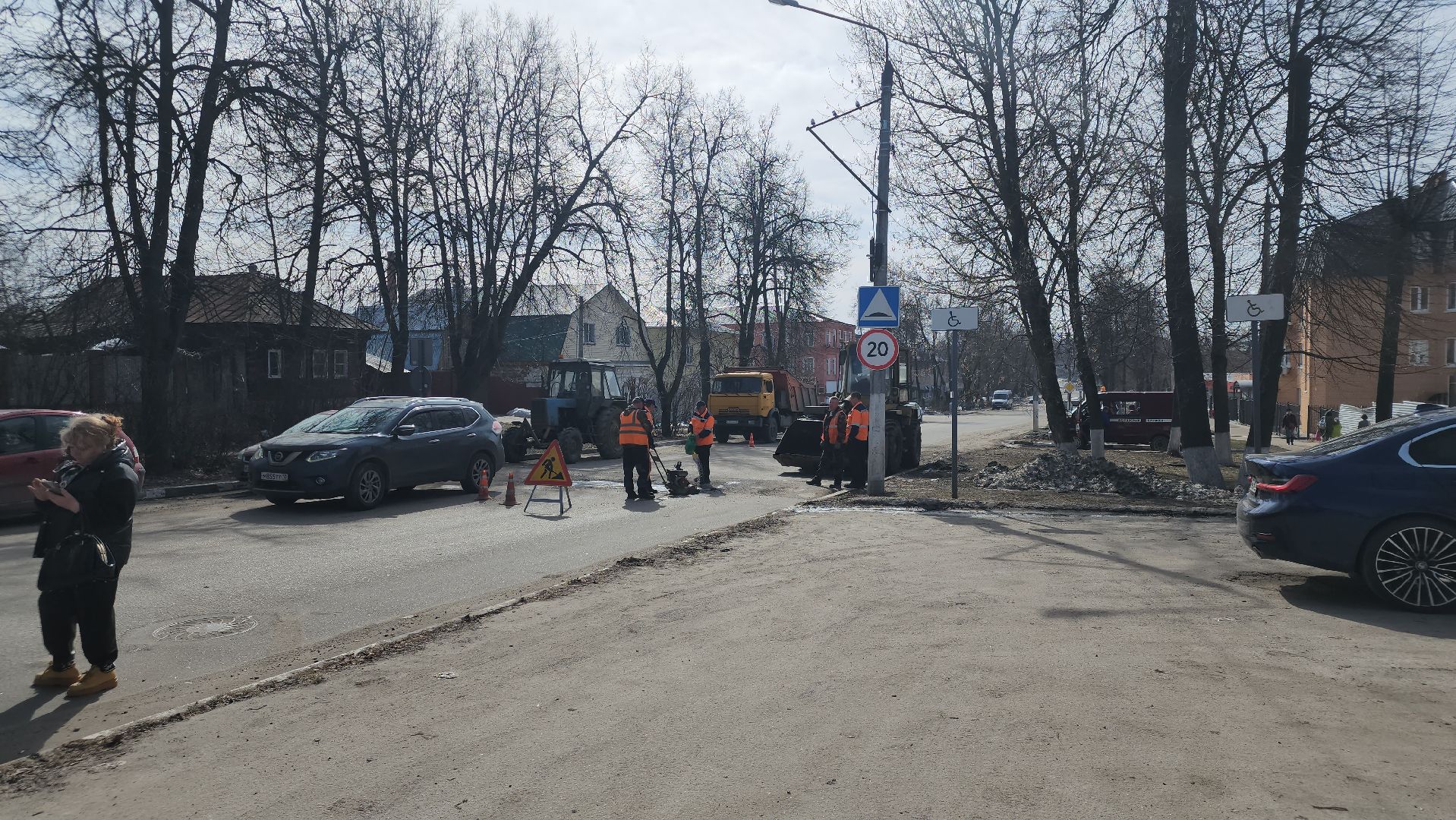 егорьевск, улица Октябрьская, улица Александра Невского, ямочный ремонт, дороги автодор,