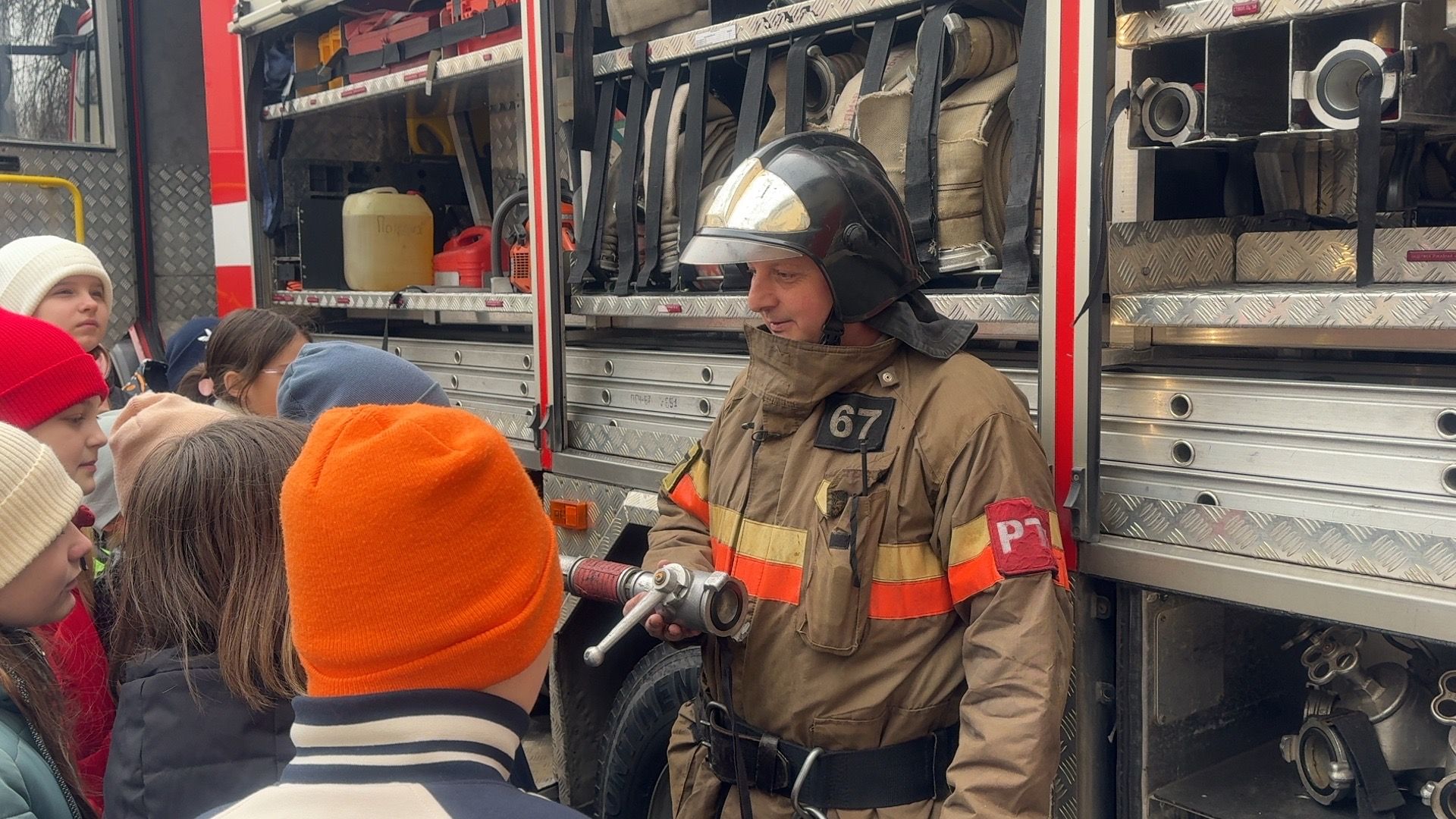 Солнечногорск, Пожарные, Спасатели, Урок, обж,