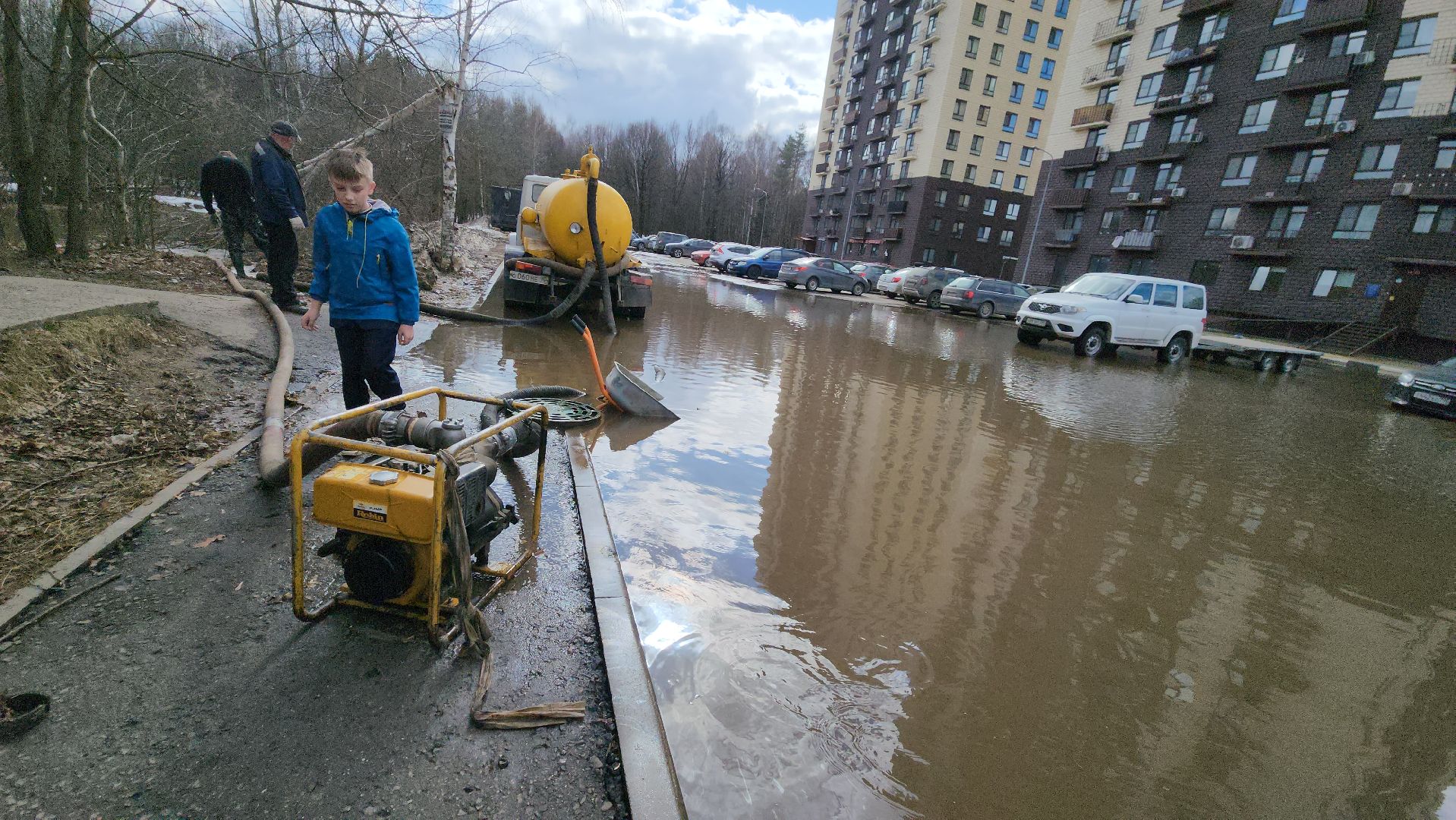 паводки, потоп, лобня,