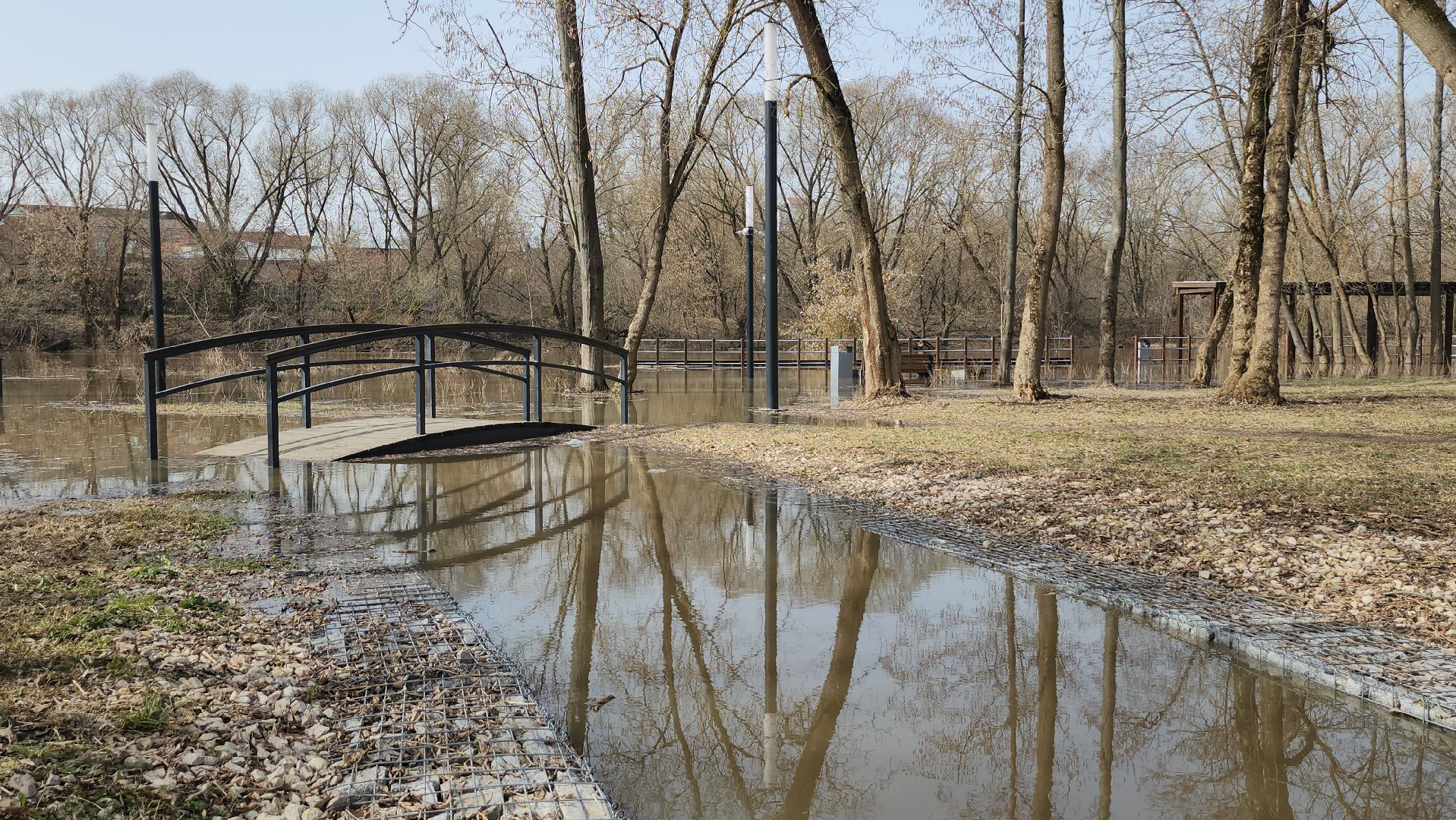 серпухов, принарский парк, река нара, разлив, МАФы, подтопления,