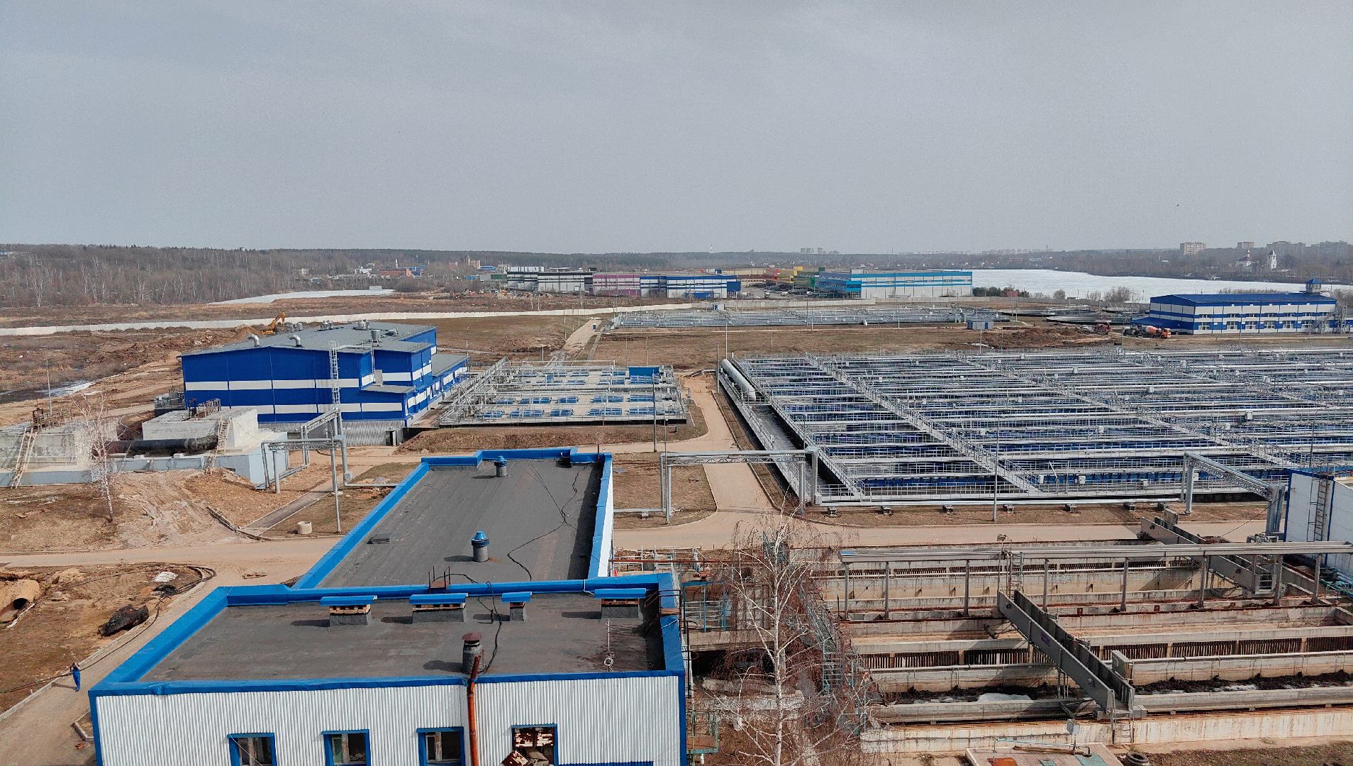 Очистные сооружения, реконструкция, обработка, отходы, модернизация, ввод в эксплуатацию,