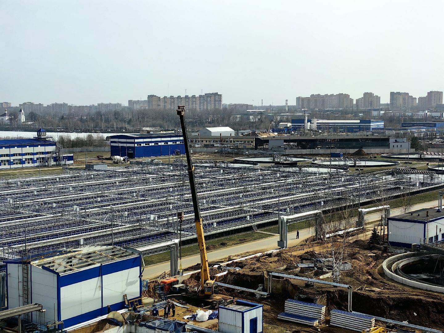 Очистные сооружения, реконструкция, обработка, отходы, модернизация, ввод в эксплуатацию,