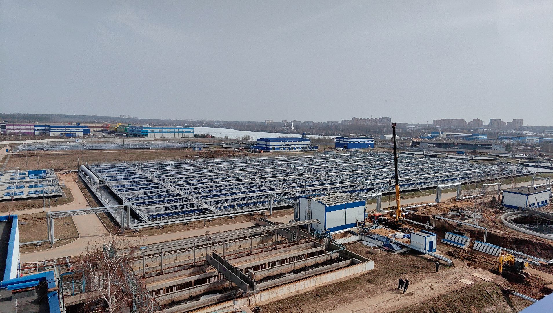 Очистные сооружения, реконструкция, обработка, отходы, модернизация, ввод в эксплуатацию,