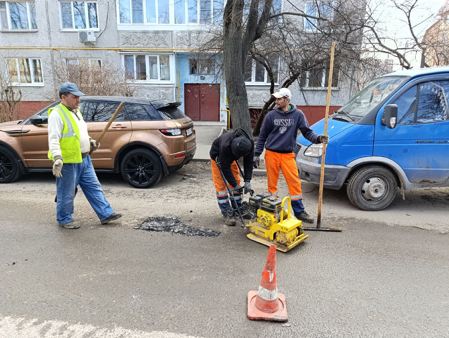 Бронницы, Ямочный ремонт, Бронницкий Дорсервис, Ремонт дорог,