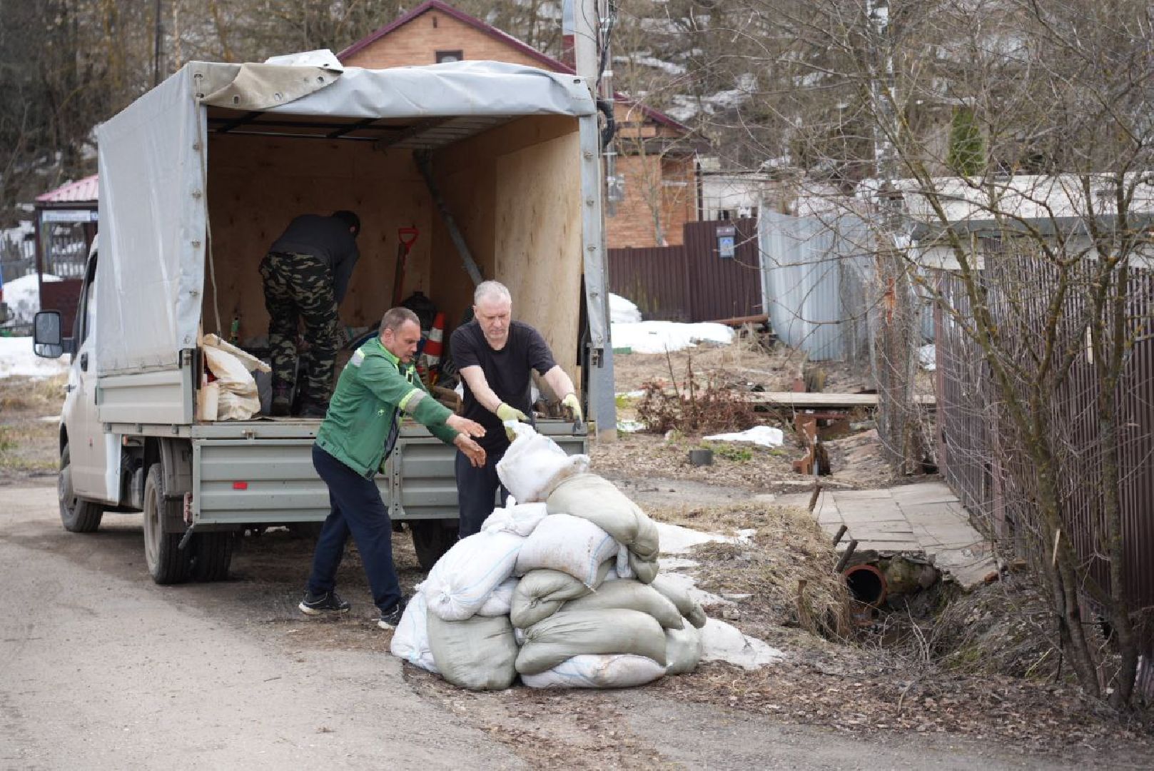 Сергиев Посад, Паводок, Безопасность, Потепление, Оттепель, Большая вода,