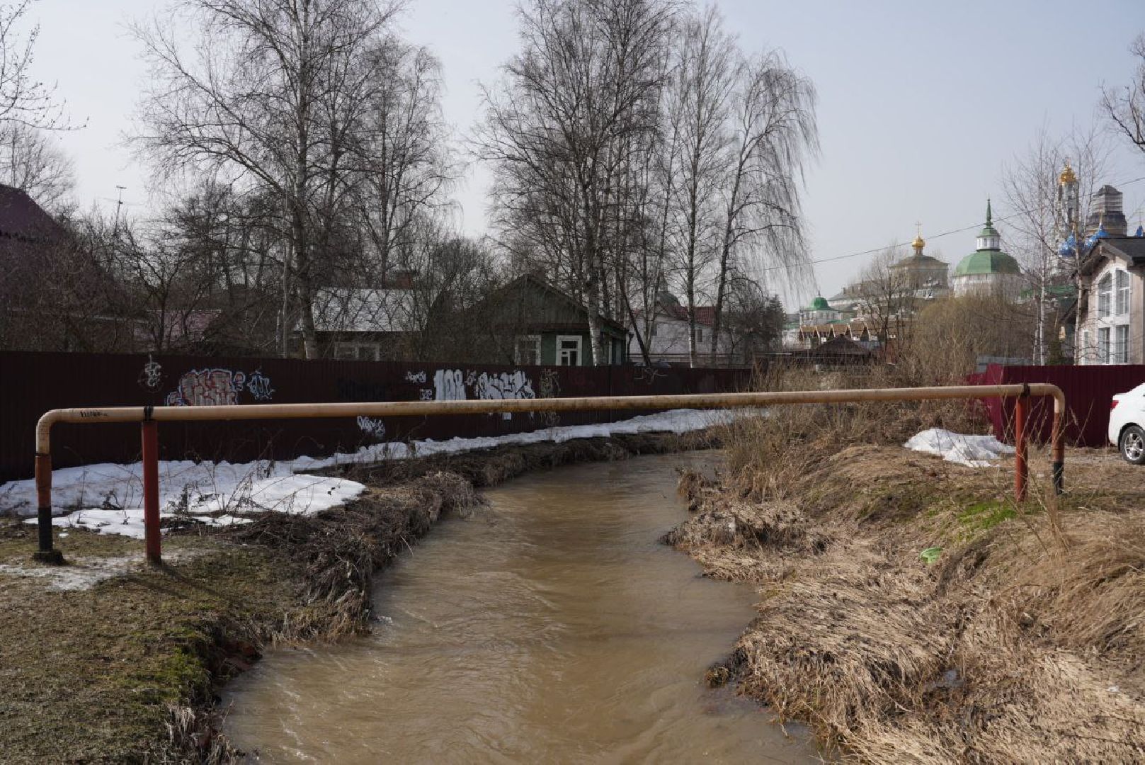 Сергиев Посад, Паводок, Безопасность, Потепление, Оттепель, Большая вода,