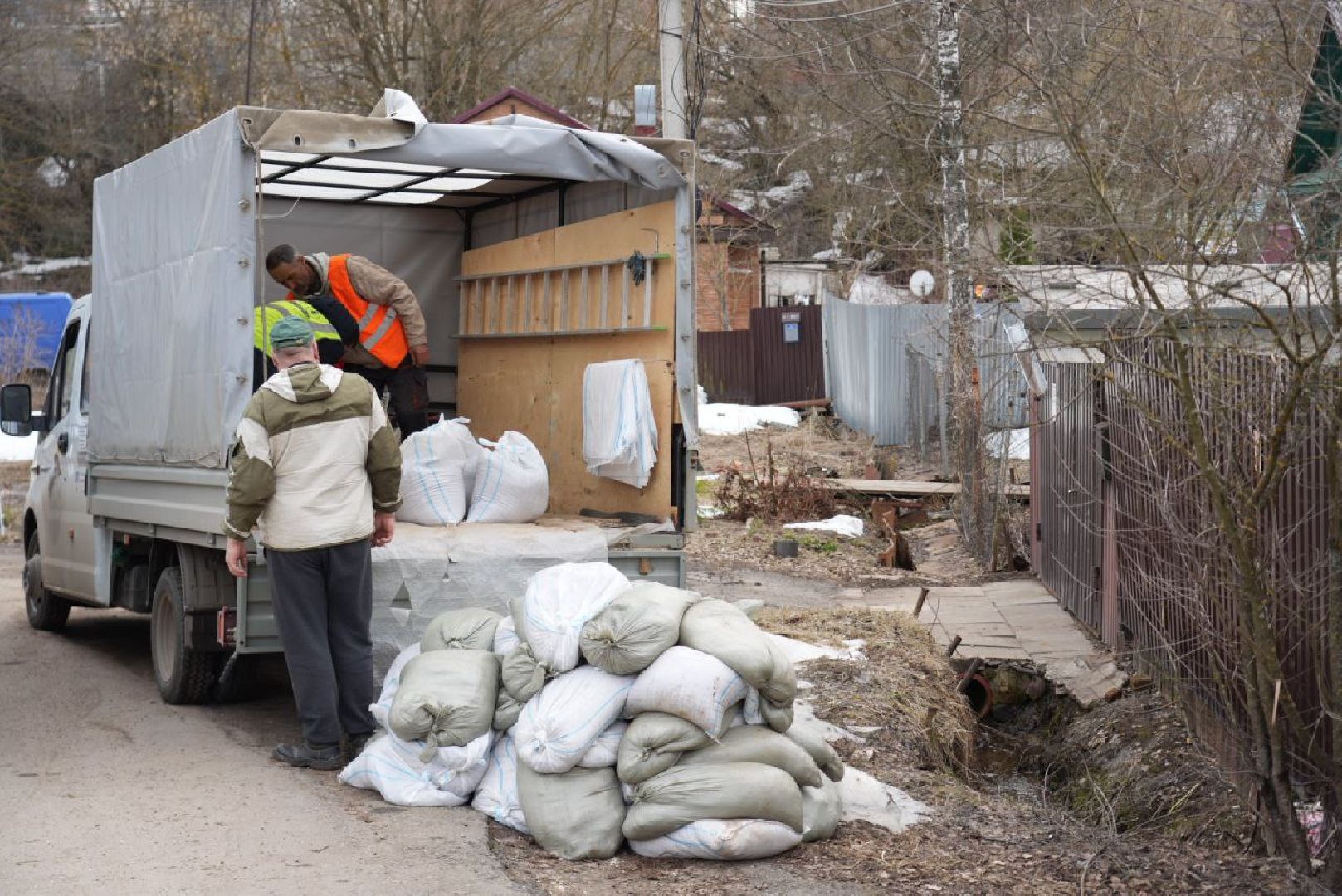 Сергиев Посад, Паводок, Безопасность, Потепление, Оттепель, Большая вода,