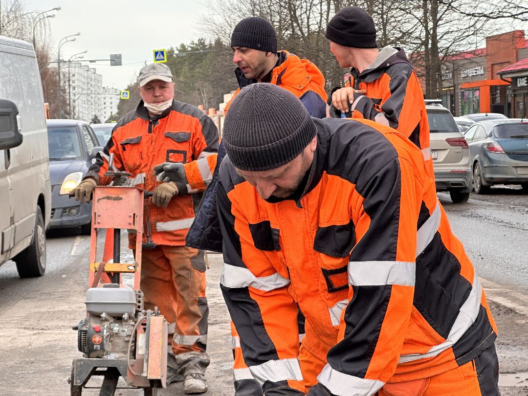 Одинцово, Дороги, Ямочный ремонт, ДРСУ