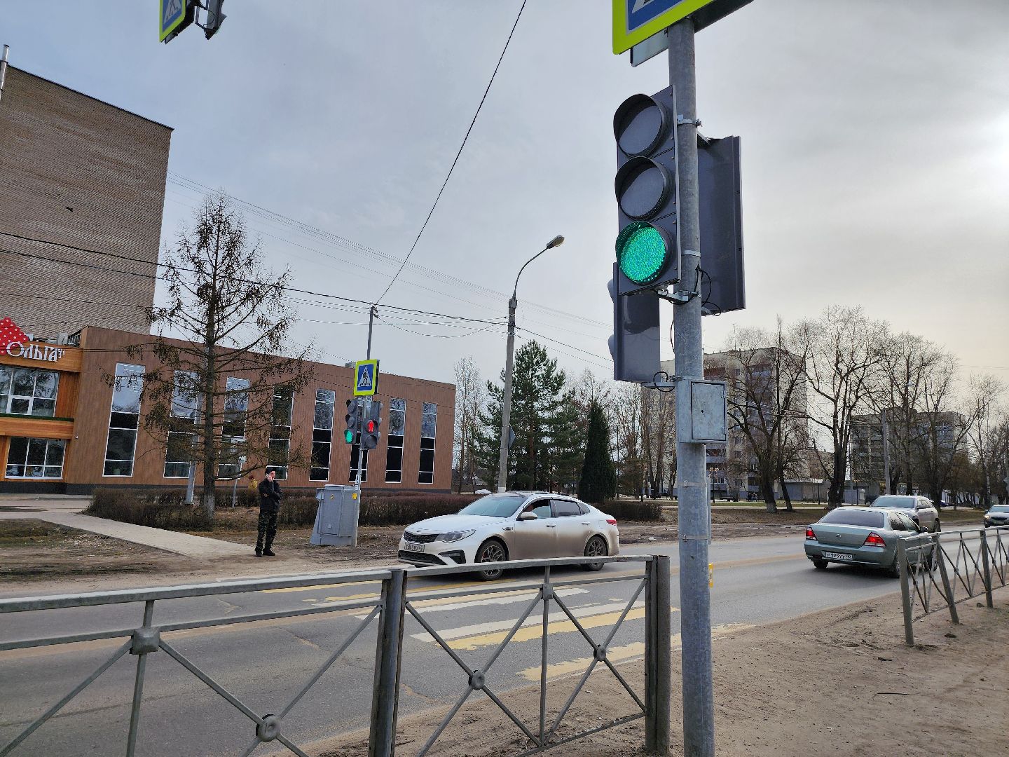 серпухов, подмсовковье, большевик, новый светофор, безопасность,