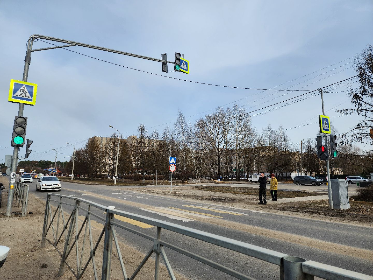 серпухов, подмсовковье, большевик, новый светофор, безопасность,