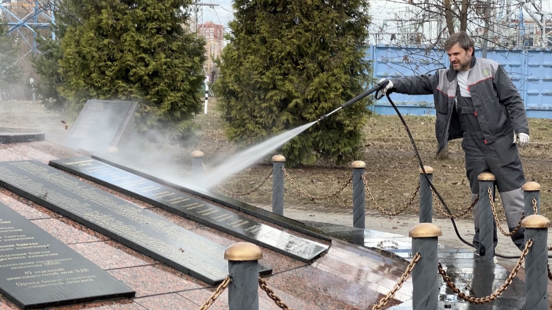 уборка города, монумент, месяц чистоты и благоустройства, благоустройство, химки,