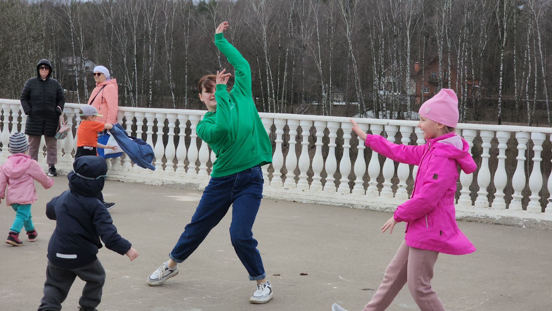 Зарядка, Парк, долгопрудный,