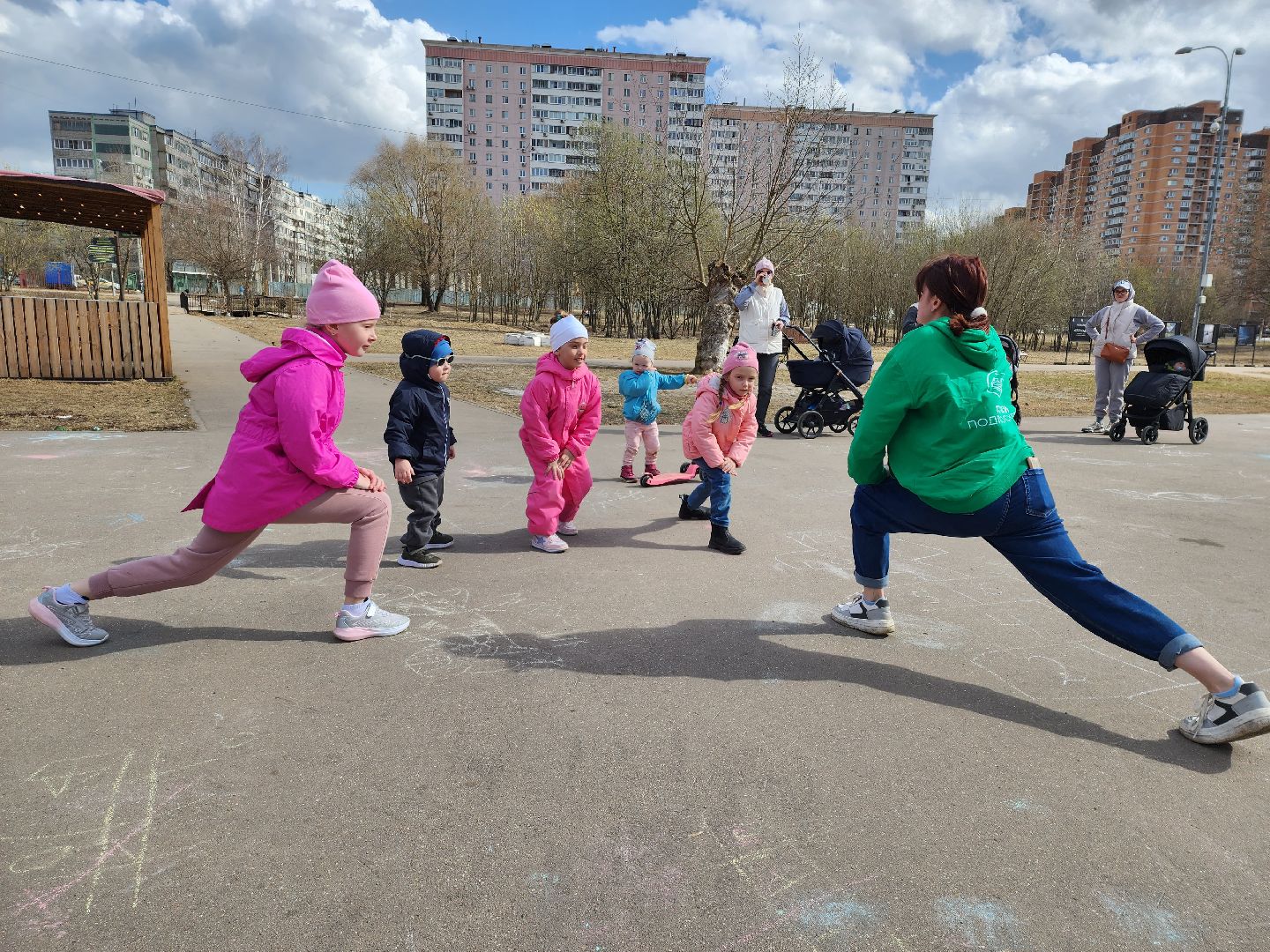 Зарядка, Парк, долгопрудный,