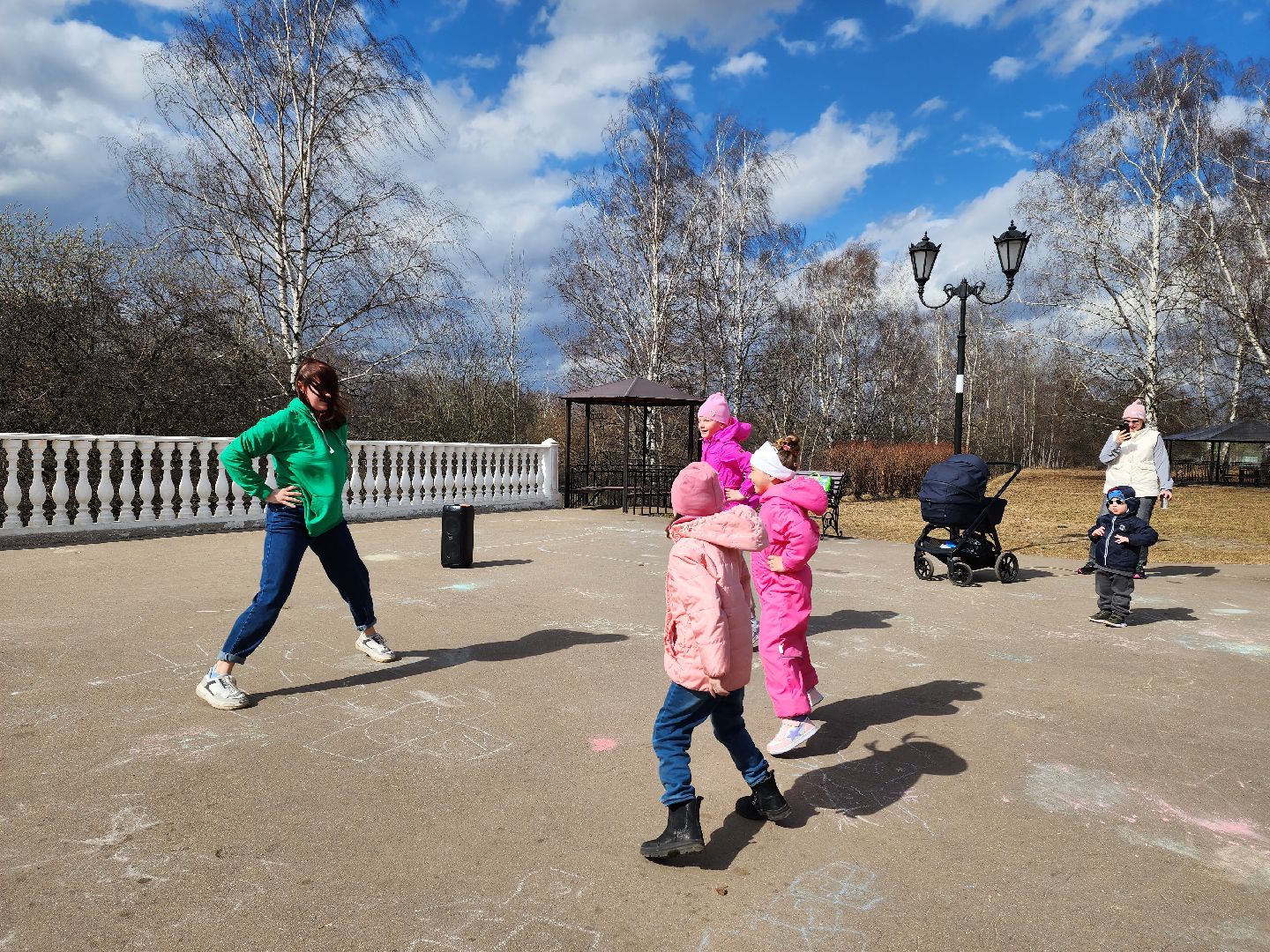 Зарядка, Парк, долгопрудный,