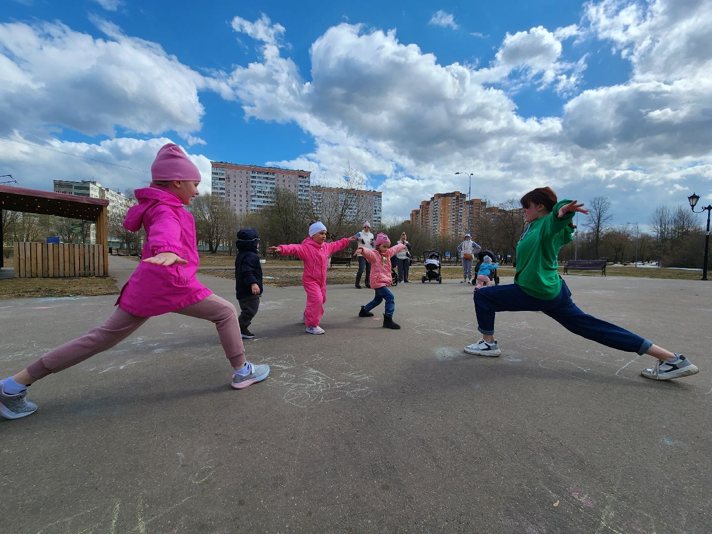 Зарядка, Парк, долгопрудный,