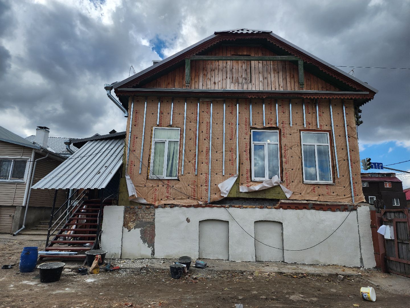 серпухов, жкх, ремонт фасадов, улица ленинского комсомола, мкд,