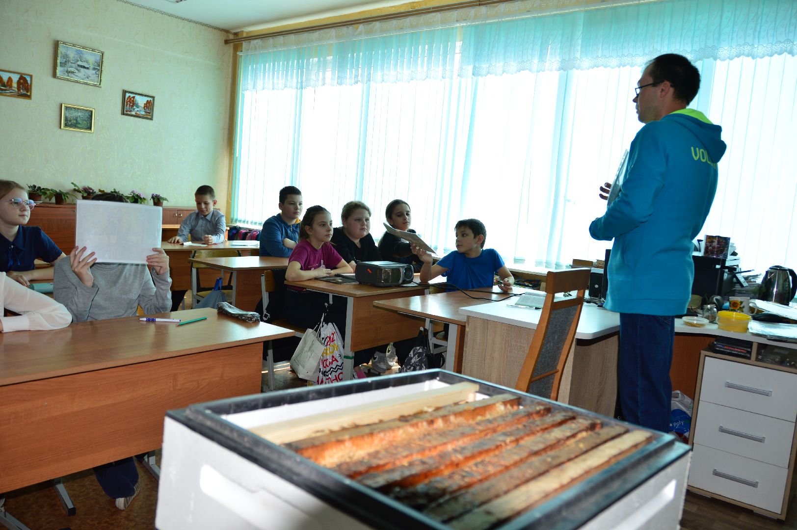 шатура, классный час, профессия родителей,пчеловод, работа мечты, село Петровское, школа 4,Селиверстов, Сильвестр,