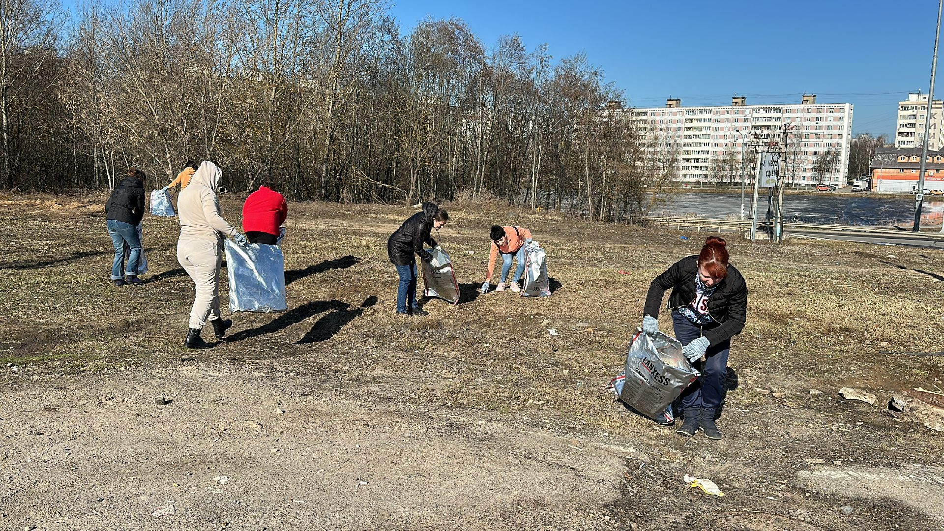 Клин, общество, благоутсройство, субботники, люди,
