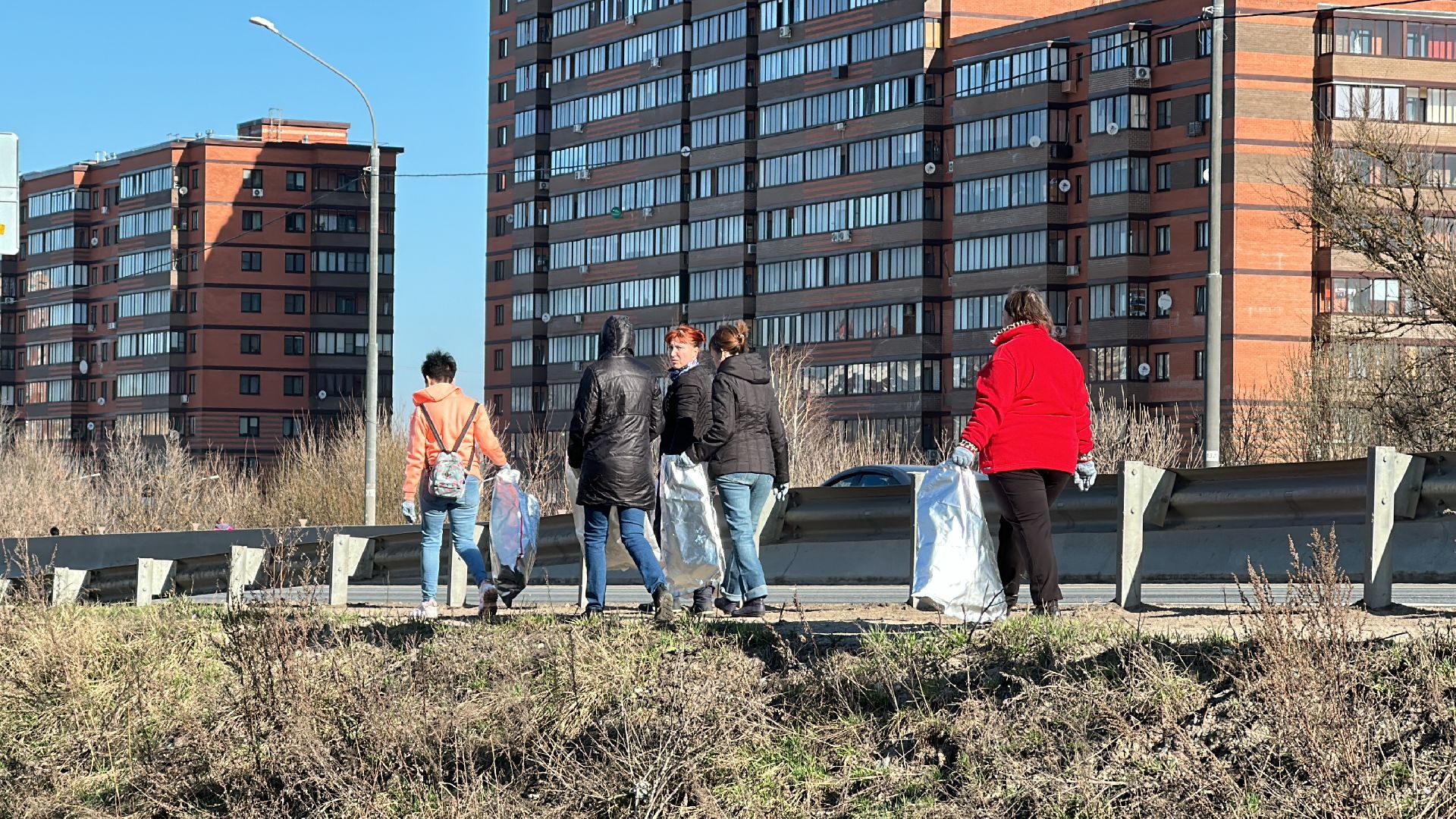 Клин, общество, благоутсройство, субботники, люди,