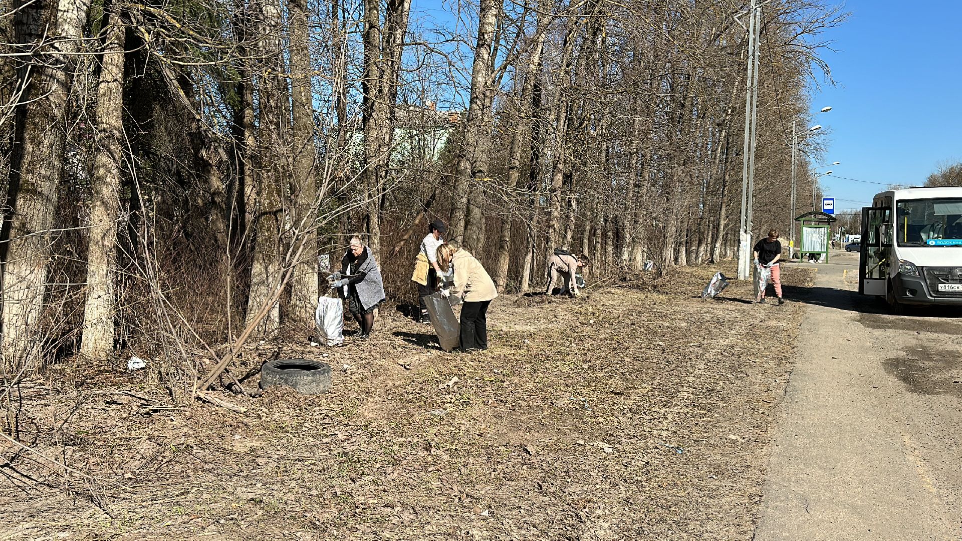 Клин, общество, благоутсройство, субботники, люди,