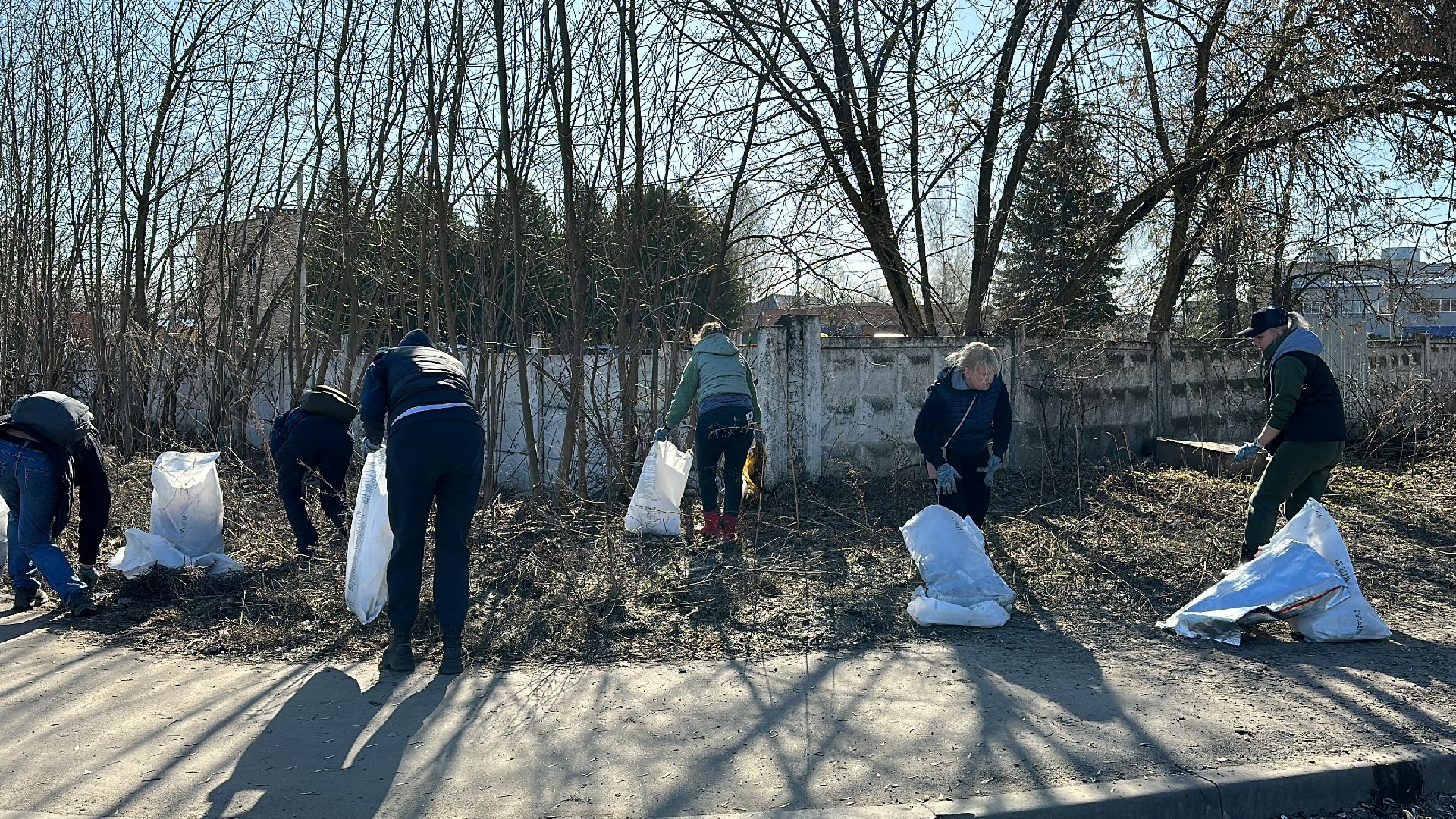 Клин, общество, благоутсройство, субботники, люди,