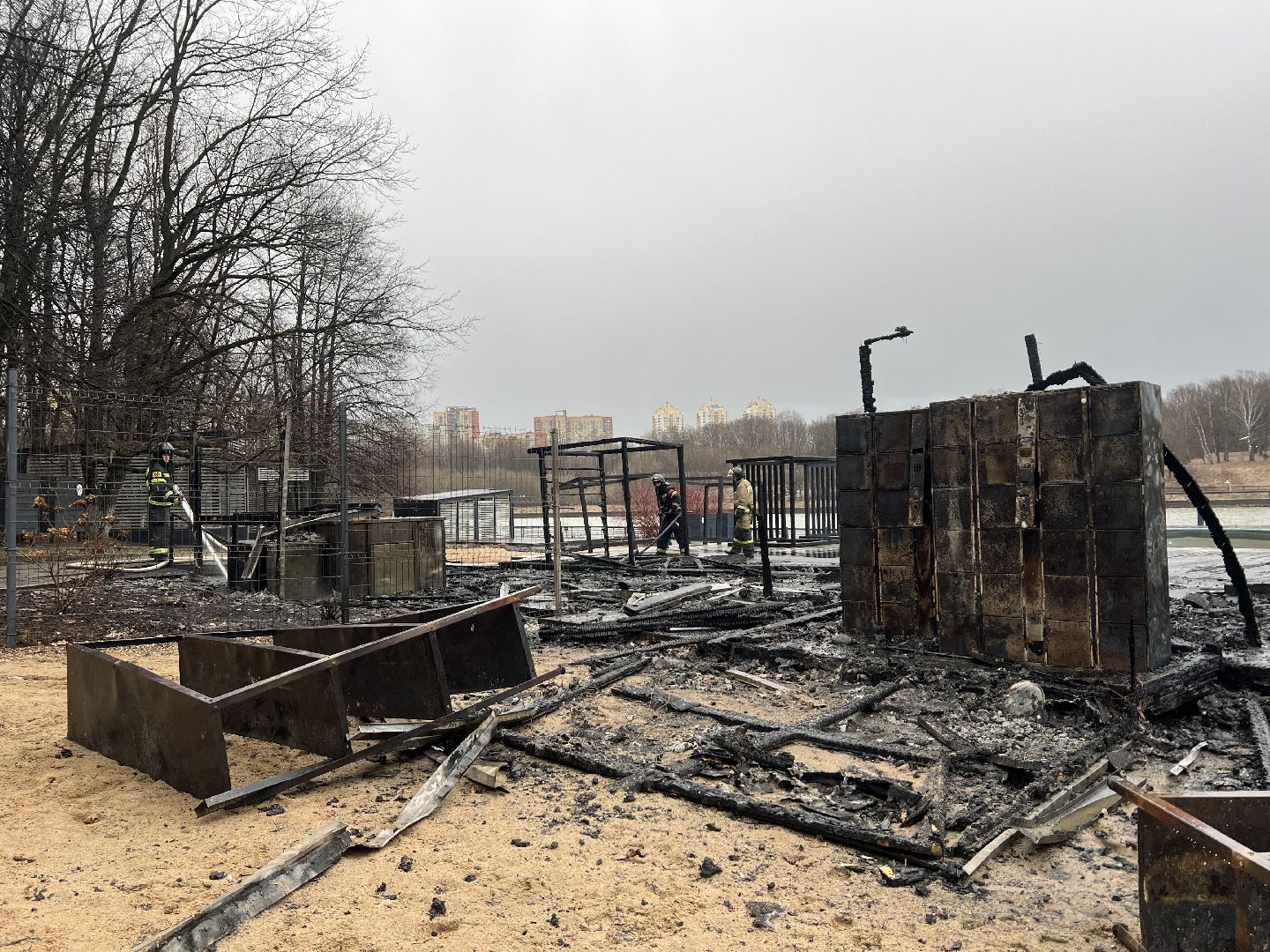 химки, чп, пожар,