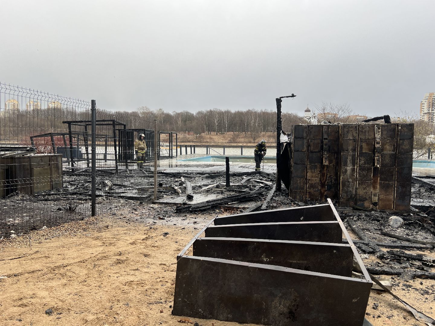 химки, чп, пожар,