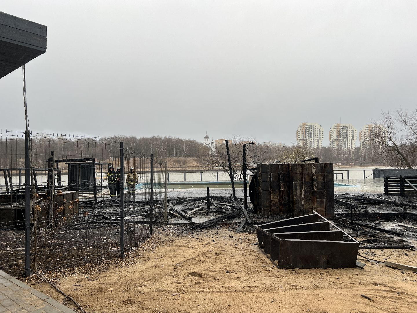 химки, чп, пожар,