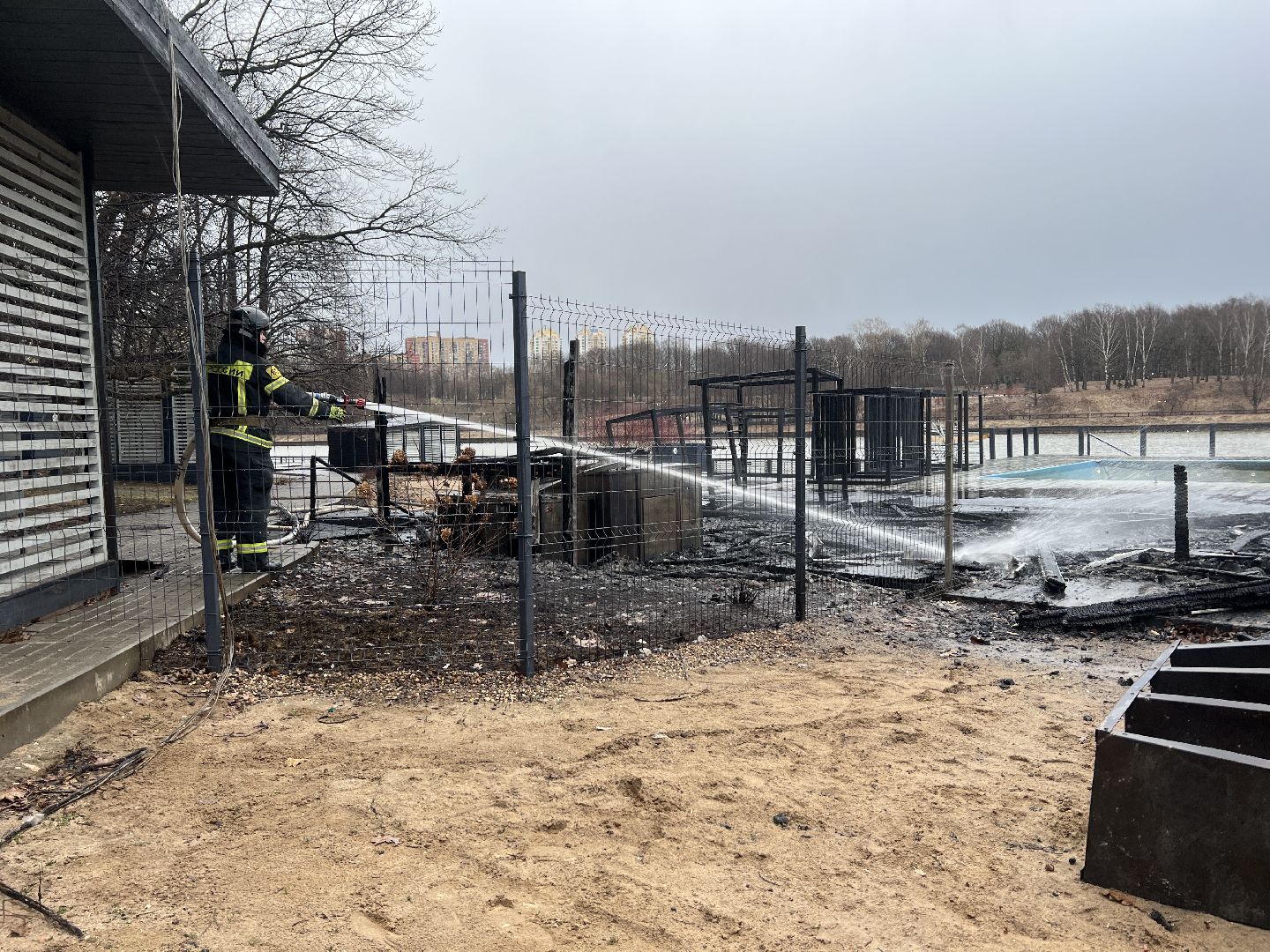 химки, чп, пожар,