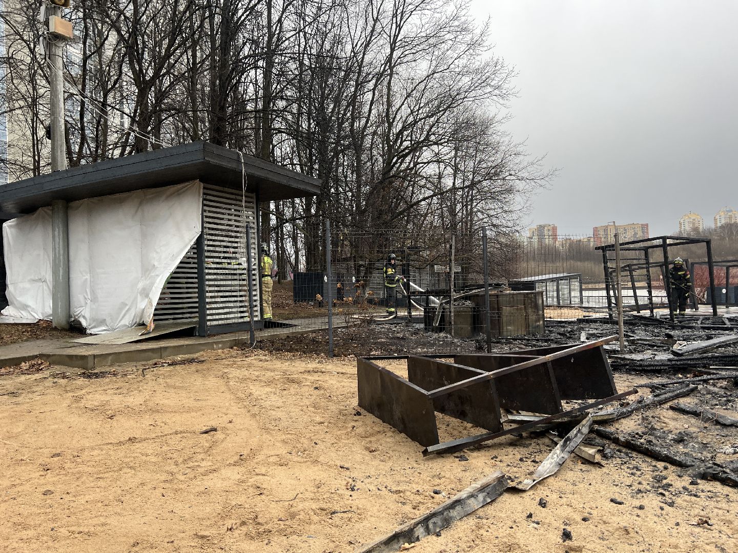 химки, чп, пожар,