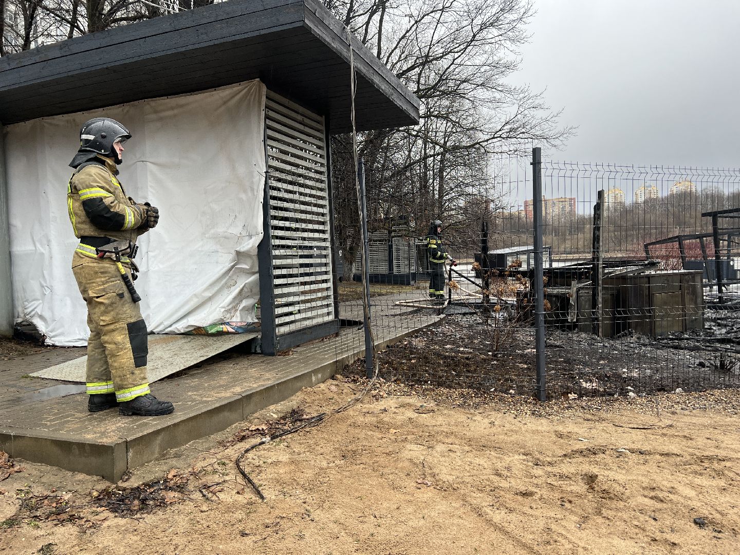 химки, чп, пожар,