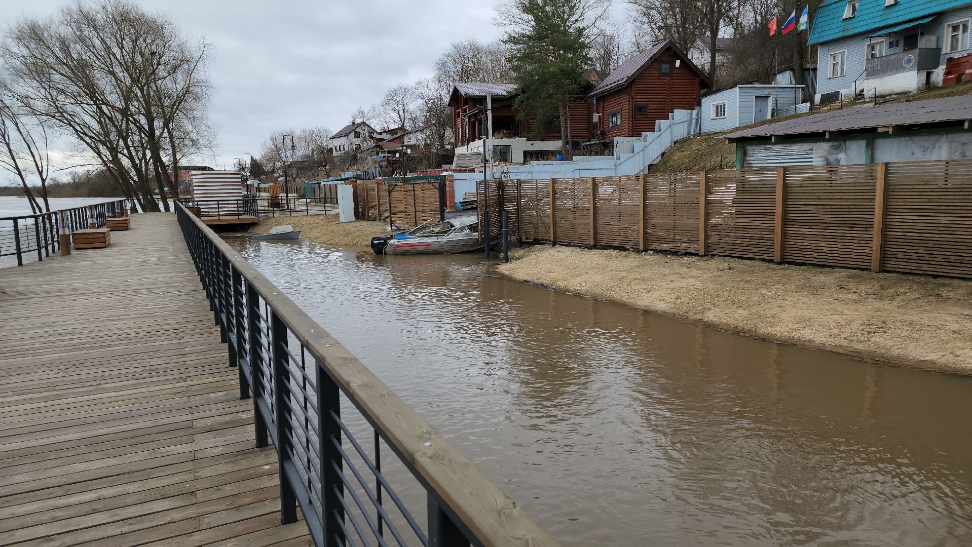 кашира, водно-спасательная станция, набережная оки, река ока, паводок, спасатели,