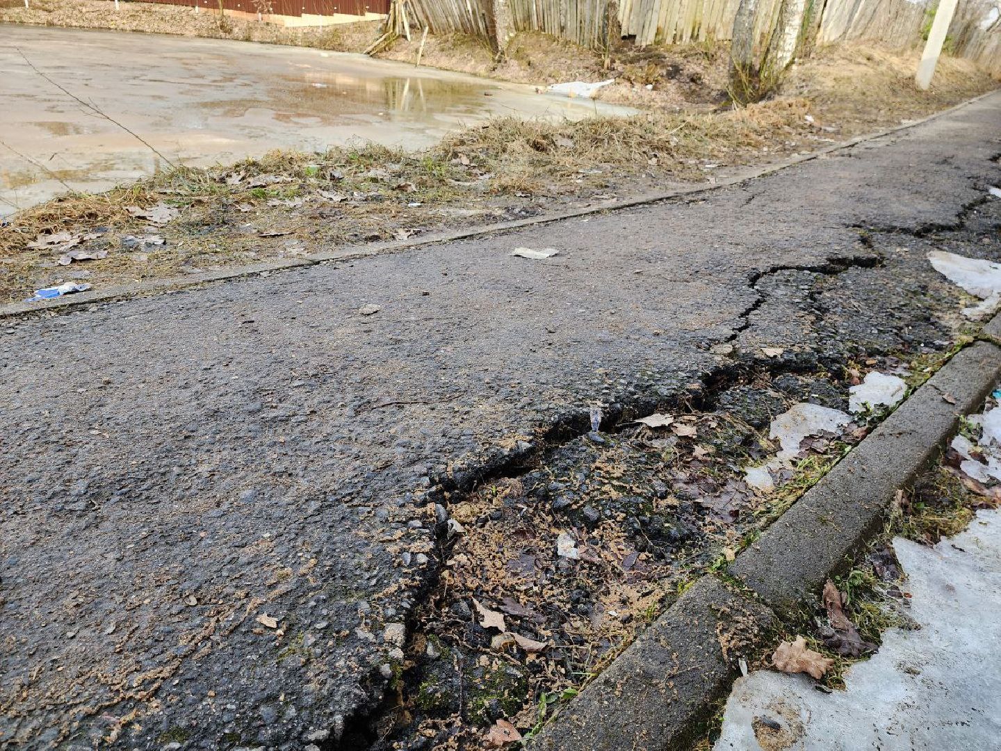 можайск, можайский городской округ, подмосковье, ремонт дорожки, пешеходная дорожка, тропинка, выездная администрация, просьба жителей, благоустройство,