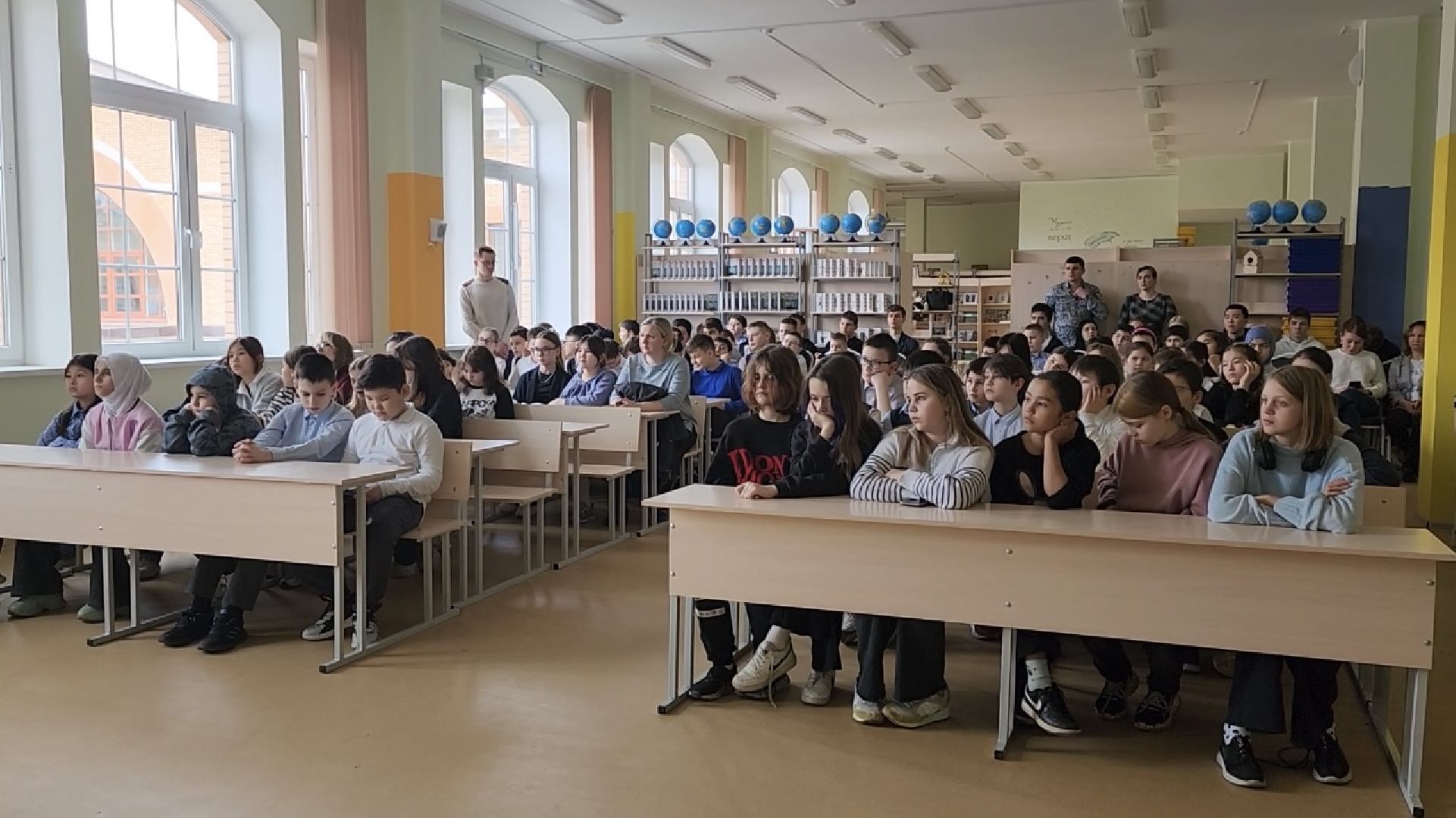 химки, школа, открытый урок, пожарная безопасность, мчс,