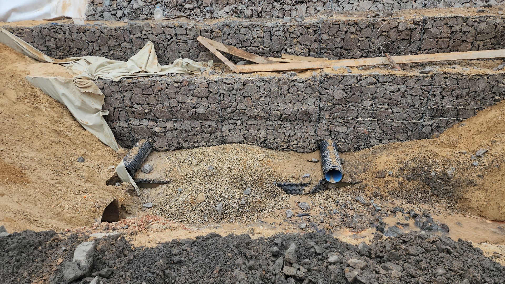 серпухов, строительство дорог, автобан, габион, трасса А108,